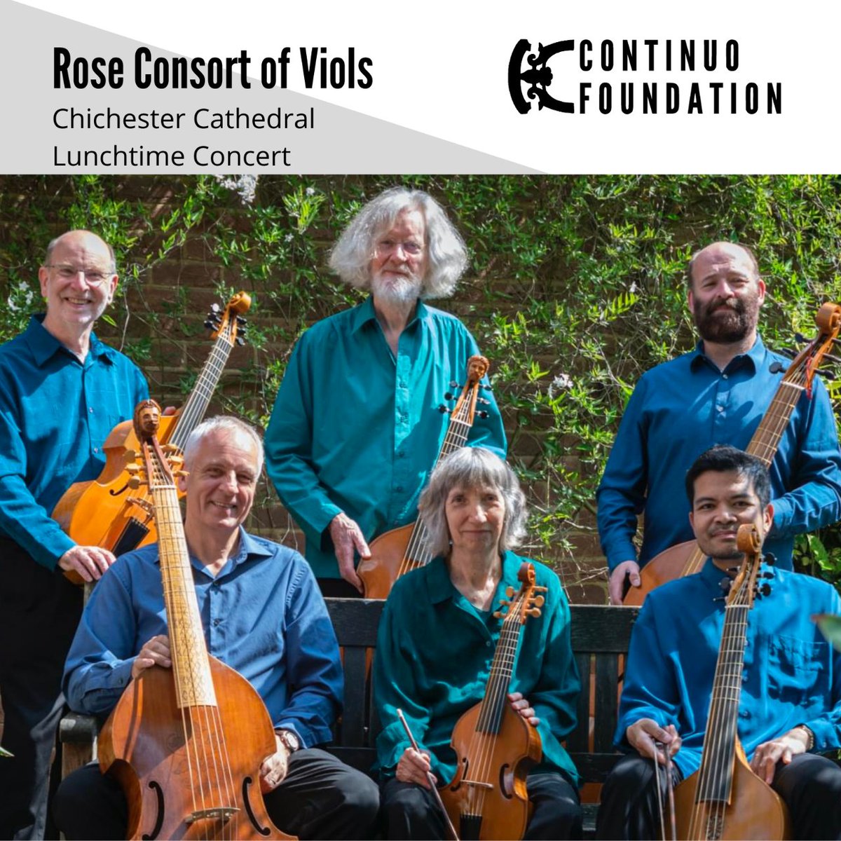 Join the Rose Consort of Viols and Chichester Cathedral Choir as they mark the 400th anniversary of the death of Thomas Weelkes. 

The perfect setting for this concert, Weelkes was the organist for a time at @chicathedral!

📅 1:10pm Tuesday 17 May
🔗 chichestercathedral.org.uk/events/rose-co…