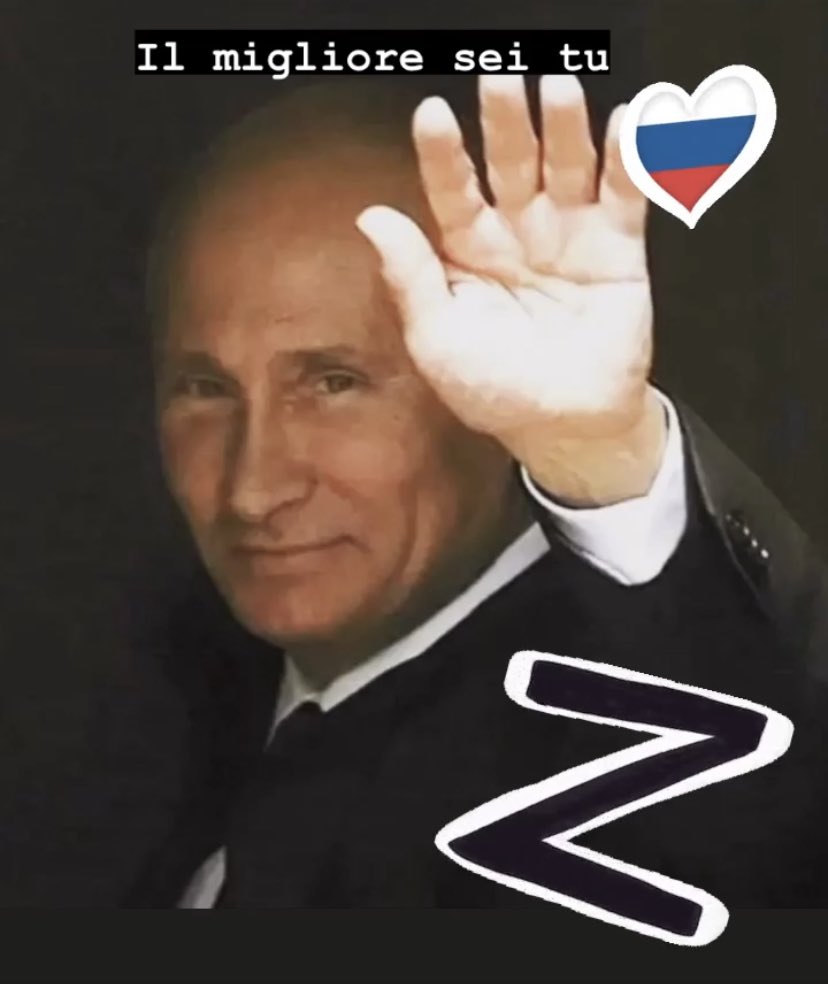 ADA79991318's tweet photo. @mario_bonandi @PatriotaZz @EnricoLetta #IOOOSTOCONPUTIN🇷🇺🇷🇺🇷🇺🇷🇺🇷🇺🇷🇺🇷🇺🇷🇺#FORZAAAPUTIN #FORZAARUSSIAAA🇷🇺🇷🇺🇷🇺🇷🇺🇷🇺🇷🇺🇷🇺🇷🇺🇷🇺 https://t.co/yinrhfr1U5