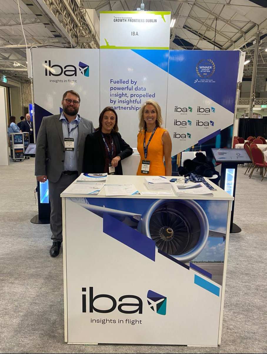 IBAaviation's tweet photo. Our team are on the ground in Dublin! ๐ฎ๐ช Over the coming days, we'll be offering demonstrations of our #ibainsight aviation intelligence platform, as well as networking with our friends and colleagues at #growthfrontiers โ๏ธ https://t.co/tpqeYbDfSu