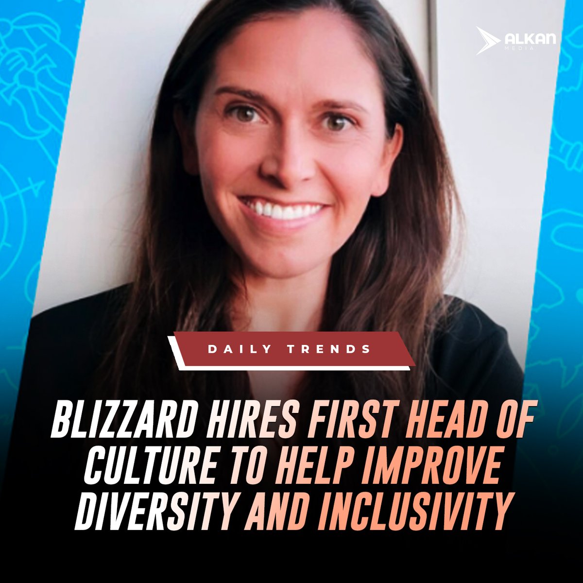 alkan_media's tweet photo. "Jessica and the Blizzard leadership team will be responsible for growing and implementing our culture strategy, ensuring alignment across all teams and functions, and revamping learning and talent development programs," the company said in a statement. #blizzard https://t.co/x1SrVe4YuT