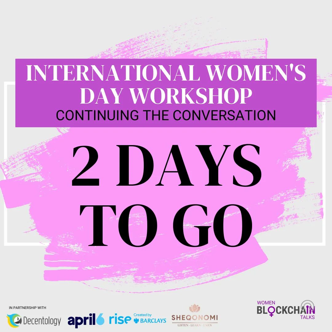 WiBTalks's tweet photo. Do you find yourself curious about the actual status of women in blockchain, NFT's and crypto? 

The International Women's Day event is perfect for you, and the best part is that it's just 2 days ahead! Only a few seats left

get your ticket here: https://t.co/UYMsI06whV https://t.co/1A5nlU6eZH