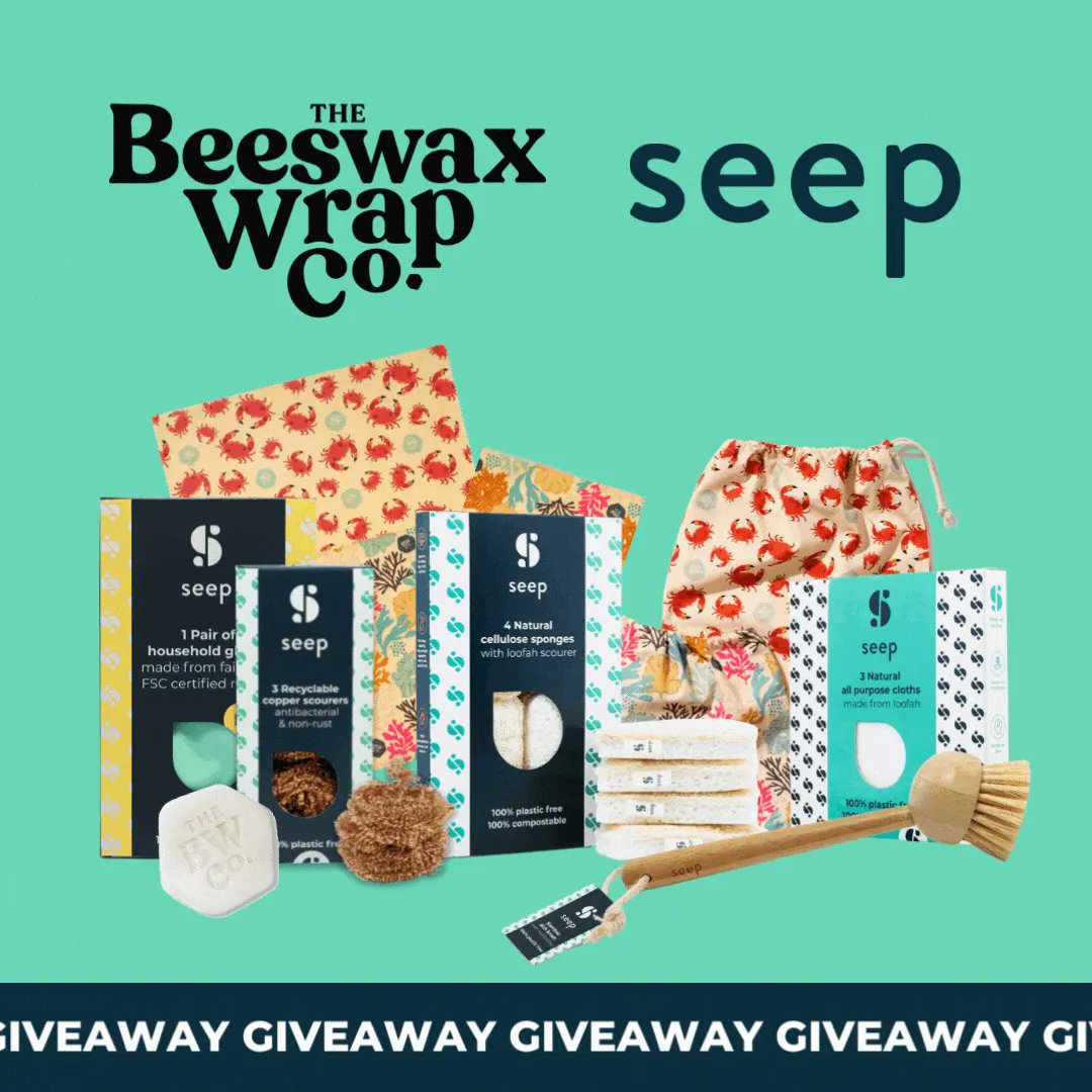 ✨ Win ✨ We've partnered with our B Corp buddies Seep to give away a bumper set of eco-friendly products for your kitchen worth over £70! Enter here - buff.ly/3KKFM7E Good luck! Entries close Monday 16th June. #Smallbusinessgiveaway #ecofriendlygiveaway #beeswaxwraps