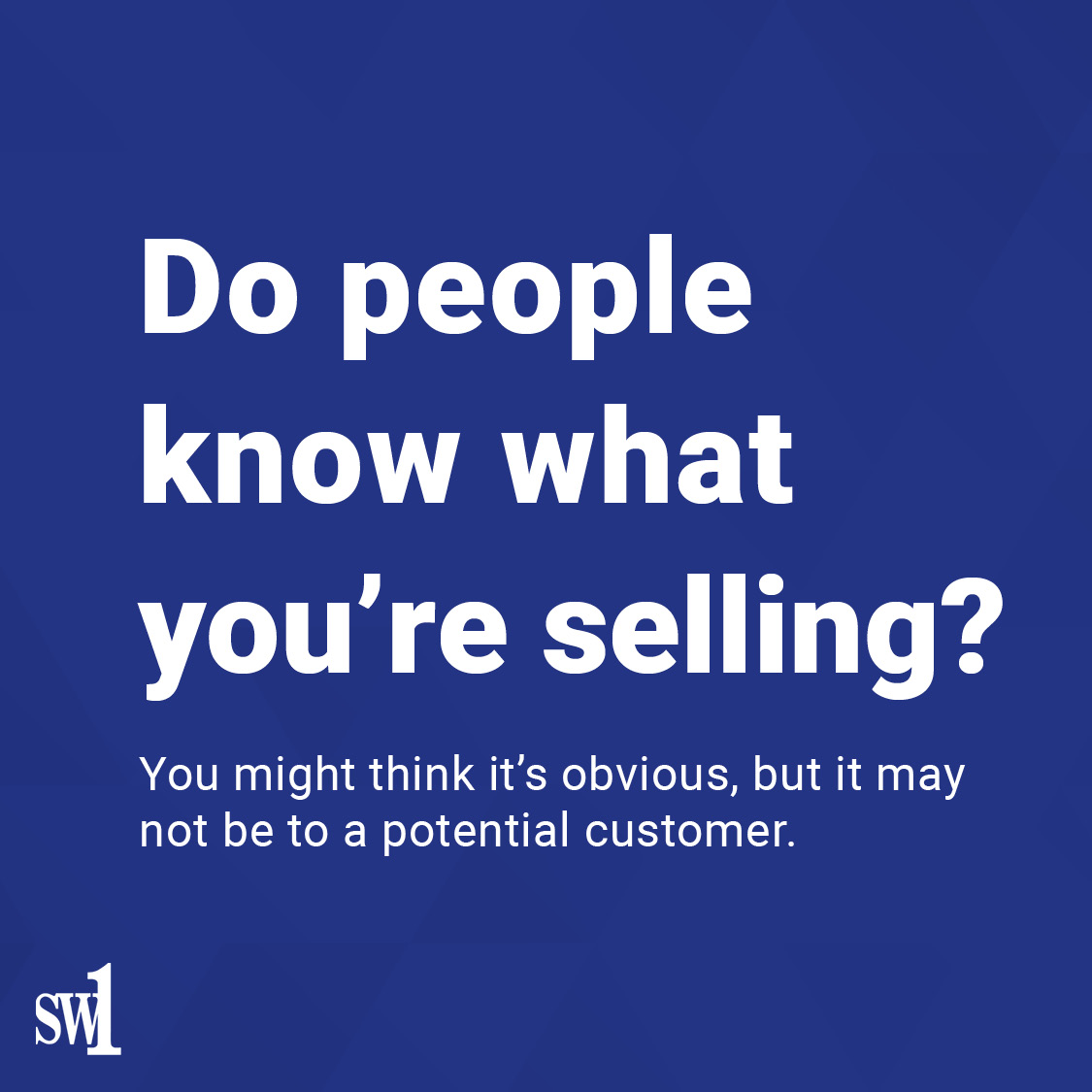 SW1_Marketing's tweet photo. Do people know what you're selling? You might think it's obvious, but it may not be to a potential customer. 

Make sure people know about all the services you provide. Have a clear and easy way for people to contact you. Call us today to find out how we can help 
📞 01823 772613 https://t.co/bQB7URQBwG