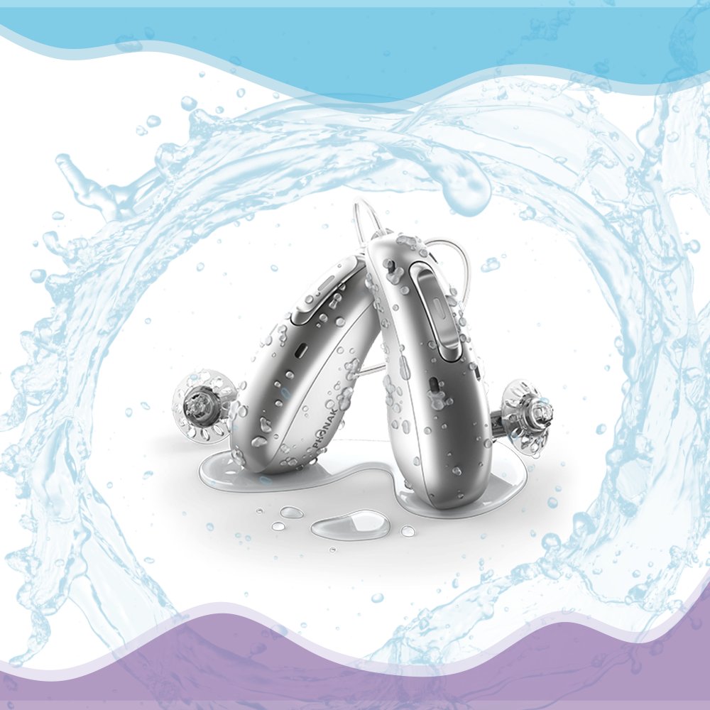 Hear4U_'s tweet photo. ⭐ NEW PHONAK LINE AT HEAR4U: Audéo Life™⭐

💦WORLD'S FIRST WATERPROOF HEARING AID 💦

We are pleased to announce that Phonak have released the NEW  Audéo Life™ hearing aid and it is available at Hear4U NOW! https://t.co/6LF9eGbXqB