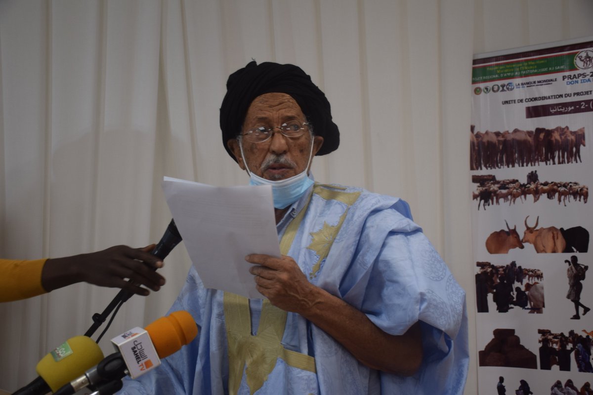 praps2mr's tweet photo. Le coup d’envoi de l’Atelier de lancement de la deuxième phase du Projet Régional d’Appui au Pastoralisme au Sahel pour la Mauritanie (PRAPS-2-MR) a été donné le 17 mars dernier, à Nouakchott, par le Ministre de l’Élevage. https://t.co/x4I2YlGotU