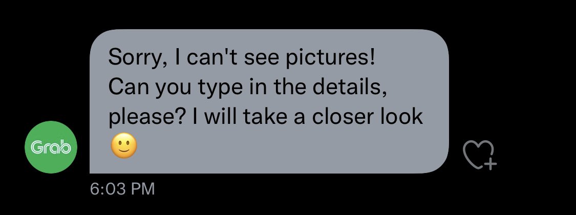 curlymean's tweet photo. @grabph Hi, I sent a pm but the response I keep on getting is this. https://t.co/BYySEeI8eY