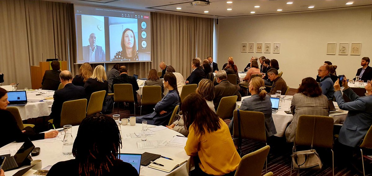 moellerl's tweet photo. Artur Oganov, Secretary-General of @ukr_nat, addresses the meeting in 🇮🇸 of European #NationalCommissions for @UNESCO, with updates on the continued destructions and suffering in 🇺🇦 due to the Russian war, in Education, Culture, Science, Media, the fields of mandate of UNESCO. https://t.co/qydj2M0v4B