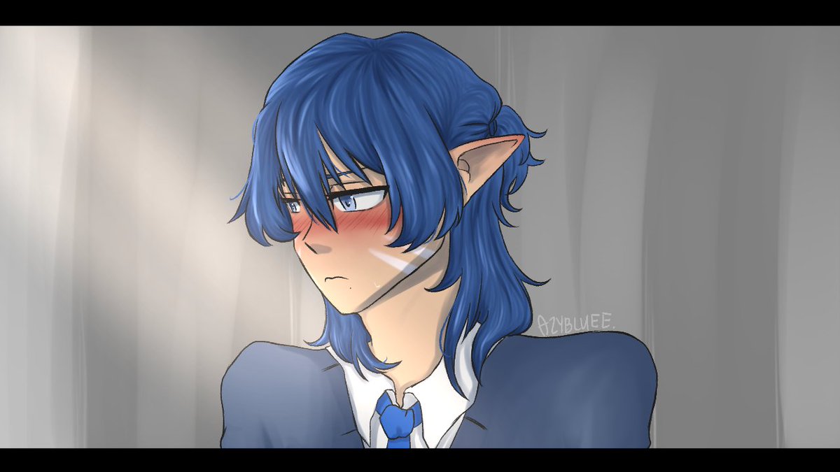 azyblueeLIVE's tweet photo. 「 𝘾𝙤𝙣𝙛𝙚𝙨𝙨𝙞𝙤𝙣 」 // High School AU
.
.
.
Art 🎨 ©️ me!
#Azyillust https://t.co/UNq3vLiBaZ