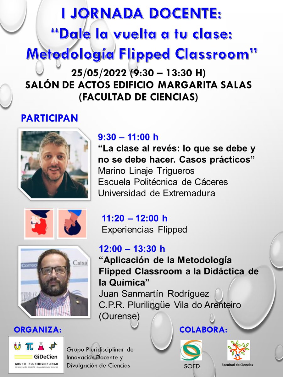 Abierto a docentes y estudiantes hasta completar aforo