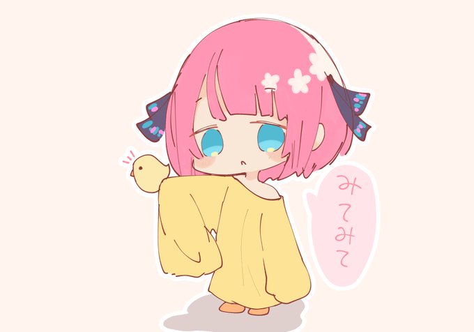 あわてるるさんがTwitterに投稿した中野二乃(五等分の花嫁)のイラスト。