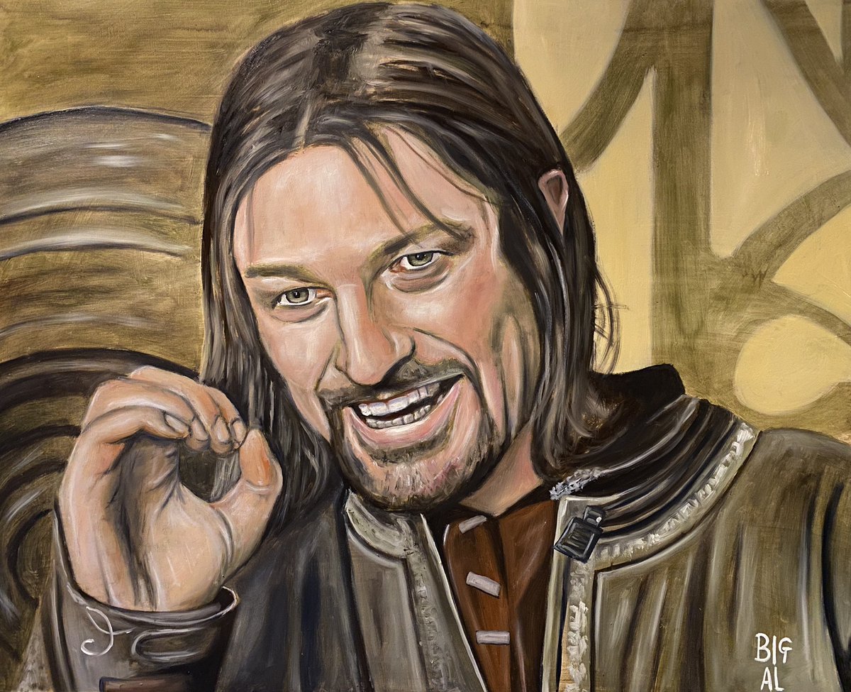 bigal_art's tweet photo. Latest few paintings. All available!
#seanbean #onedoesnotsimply #lotr #lordoftherings #meme #memes #breakingbad #walterwhite #heisenberg #batman #adamwest #painting #forsale #art #artforsale https://t.co/RCpF2RDXNs