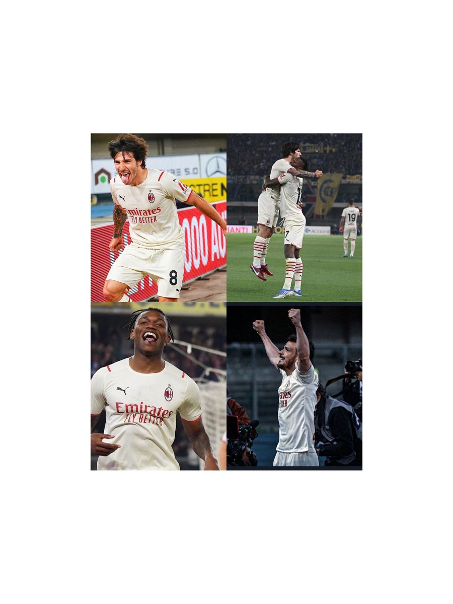 Beltra871's tweet photo. On Fire 🔥❤️🖤  @RafaeLeao7 🏄🏿‍♂️ @Florenzi @acmilan @sandrotonalii  #VeronaMilan https://t.co/fSIbCNHjES