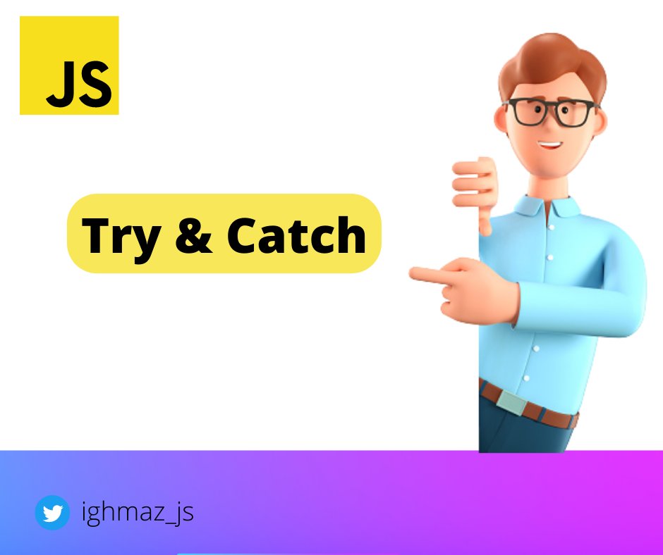 ighmaz_js's tweet image. ⚡️JavaScript Try and Catch Explained⚡️

A 🧵👇