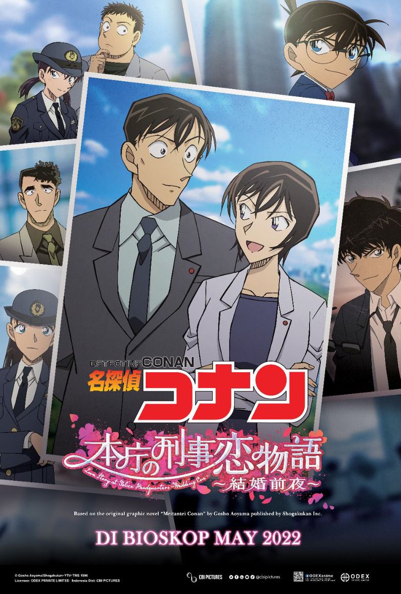 Bersiaplah untuk #DetectiveConan: Love Story at Police Headquarters, Wedding Eve 

MAY 2022 di CGV.

#ConanMovie25 #SemuaSerudiCGV