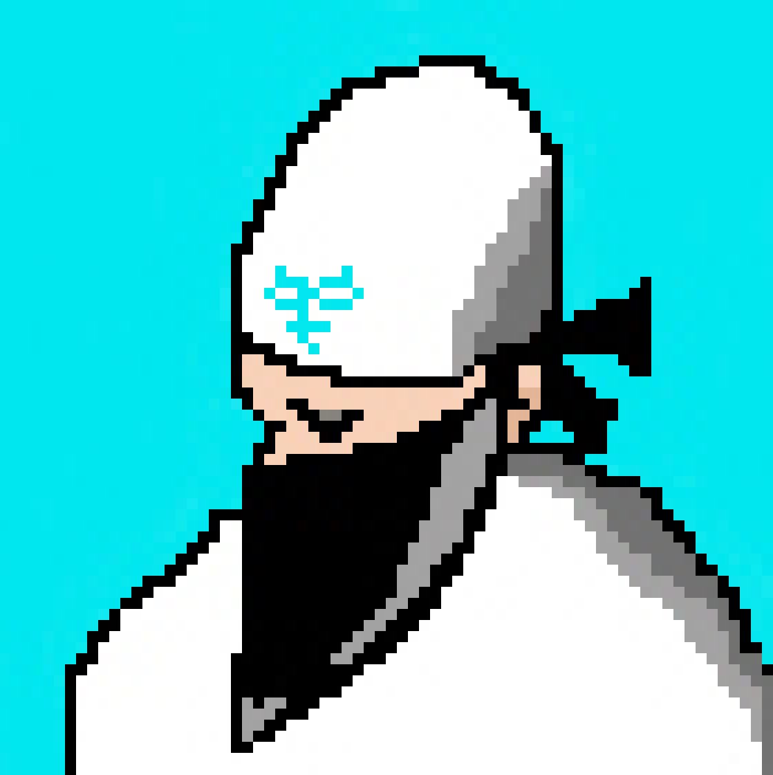 alba_verse's tweet photo. .
Pixelate project, handmade not with code and there are just 99 of them. " Albanian Creed" 
.
The Robber
.
FOLLOW US FOR MORE
.
#NFTCollection #NFTCommunity #NFTGiveaway #nftart #NFTGiveaways #nftcollector  #NFT #opensea #openseanfts #NFTs https://t.co/efiU1vYvAw