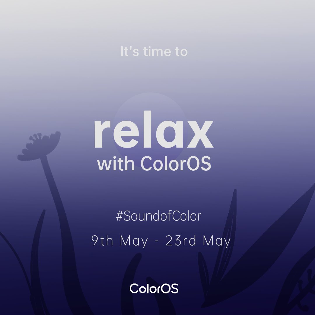 colorosglobal's tweet photo. Summer waves, rustling leaves, birds singing...these are the sounds of the world in ColorOS O Relax ๐
But wait... We're searching for more! Tell us what sounds we need to add, and you could win an #OPPOFindX5 or Enco X2 ๐
Scroll down to know how ๐
#SoundofColor https://t.co/tEdWuBPcBn