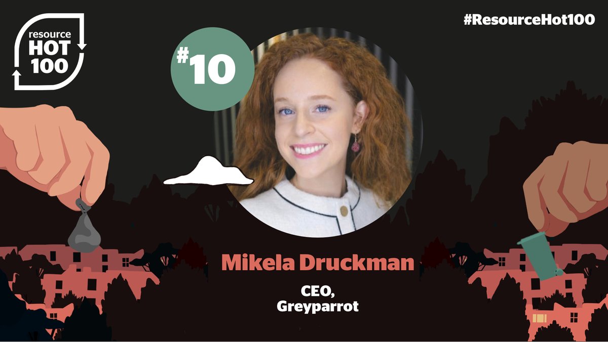 resource_media's tweet photo. Congratulations to @MikelaDruckman of @greyparrotai, who the waste and resources industry voted in at number 10 in this year’s #ResourceHot100! https://t.co/7MXsHKanLx