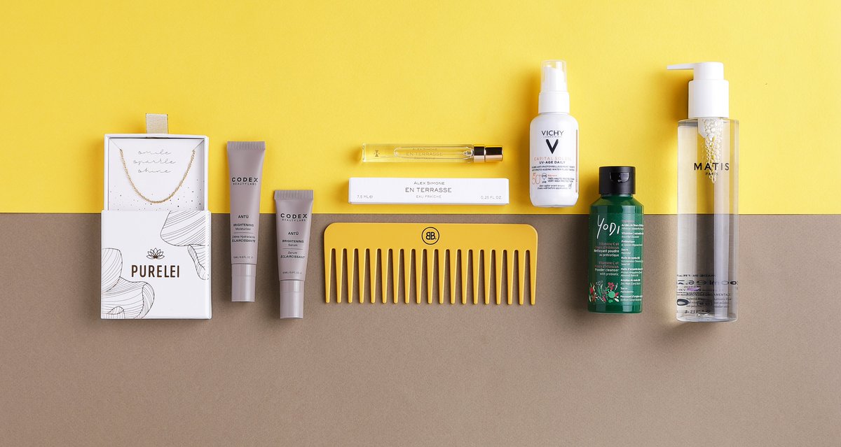 sotrendoo's tweet photo. Découvrez la Nouvelle Box Beauté @marieclaire avec 8 produits de beauté full size, en édition limitée et sans abo ! 222,80€ de valeur au prix exceptionnel de 39,90€ 😎
A découvrir sur Sotrendoo, l'e-shop Marie Claire ! https://t.co/WUU6KvoMcf