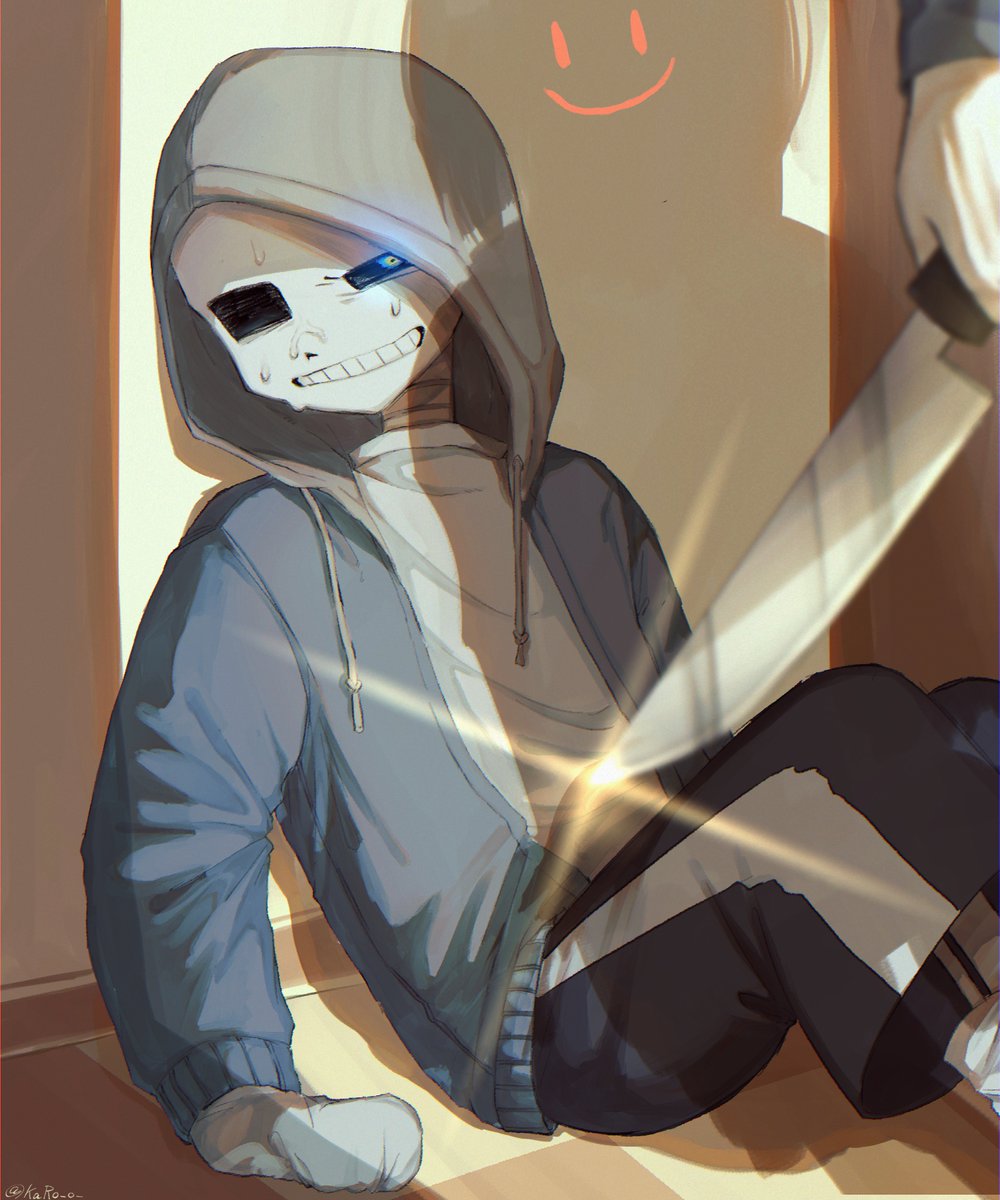 myammya-ut: “horror sans ”  Horror sans, Undertale fanart, Anime undertale