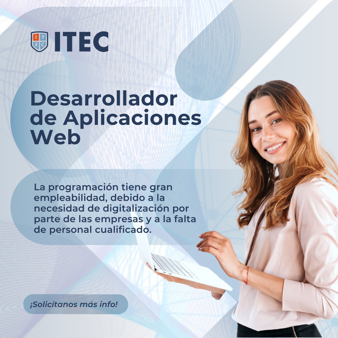 itecfp's tweet photo. 💻 Según un informe de Adecco en las titulaciones de empleabilidad alta, el sector de la programación, ocupa el 2.4% de las ofertas de empleo dirigidas a titulados. 
📞¡Solicita más info!:  https://t.co/S5pzREIlWr https://t.co/aeEE1Y6RVg
