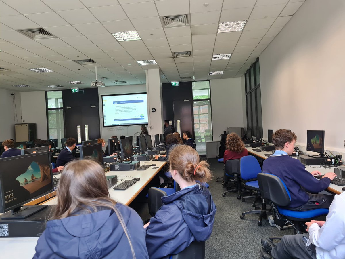 dcucomputing's tweet photo. The kids are coding ๐จโ๐ป๐ฉโ๐ป We are delighted to welcome Transition Year students from across Ireland to @DCU today for week 1 of our ComputeTY coding camps!
#ComputeTY #WeAreDCU https://t.co/uVYxz75da3