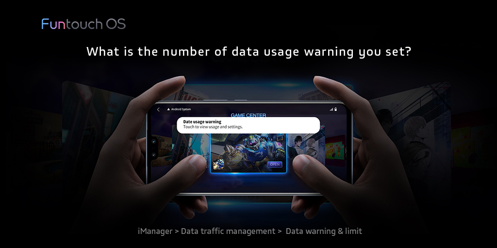 OriginOS_Global's tweet photo. Have you set the number of data usage warning?
Try it to enjoy your entertainment moment without worrying about data overage.
📍Simply #RT & reply to win!
🎁 Theme Redeem Code: 3 random winners!
#vivo #FuntouchOS #DelightEntertainmentMoment #DataWarning #DataLimit https://t.co/Gg6kuBS5Sn