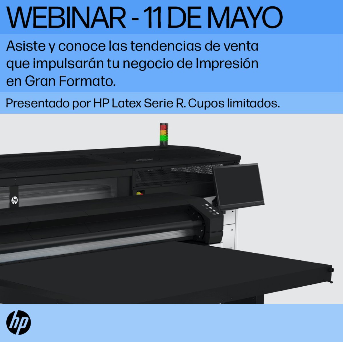 HPAmCentral's tweet photo. Este miércoles 11 de mayo participa del Webinar de la Impresión en Gran Formato ☝️ “Nuevas tendencias de Retail, más oportunidades para tu negocio” 🙌 aprende cómo ampliar tu portafolio con resultados eficientes y sustentables 👌♻️. Inscríbete aquí: https://t.co/UwzIy0l9ny https://t.co/zy7RVQN3kX
