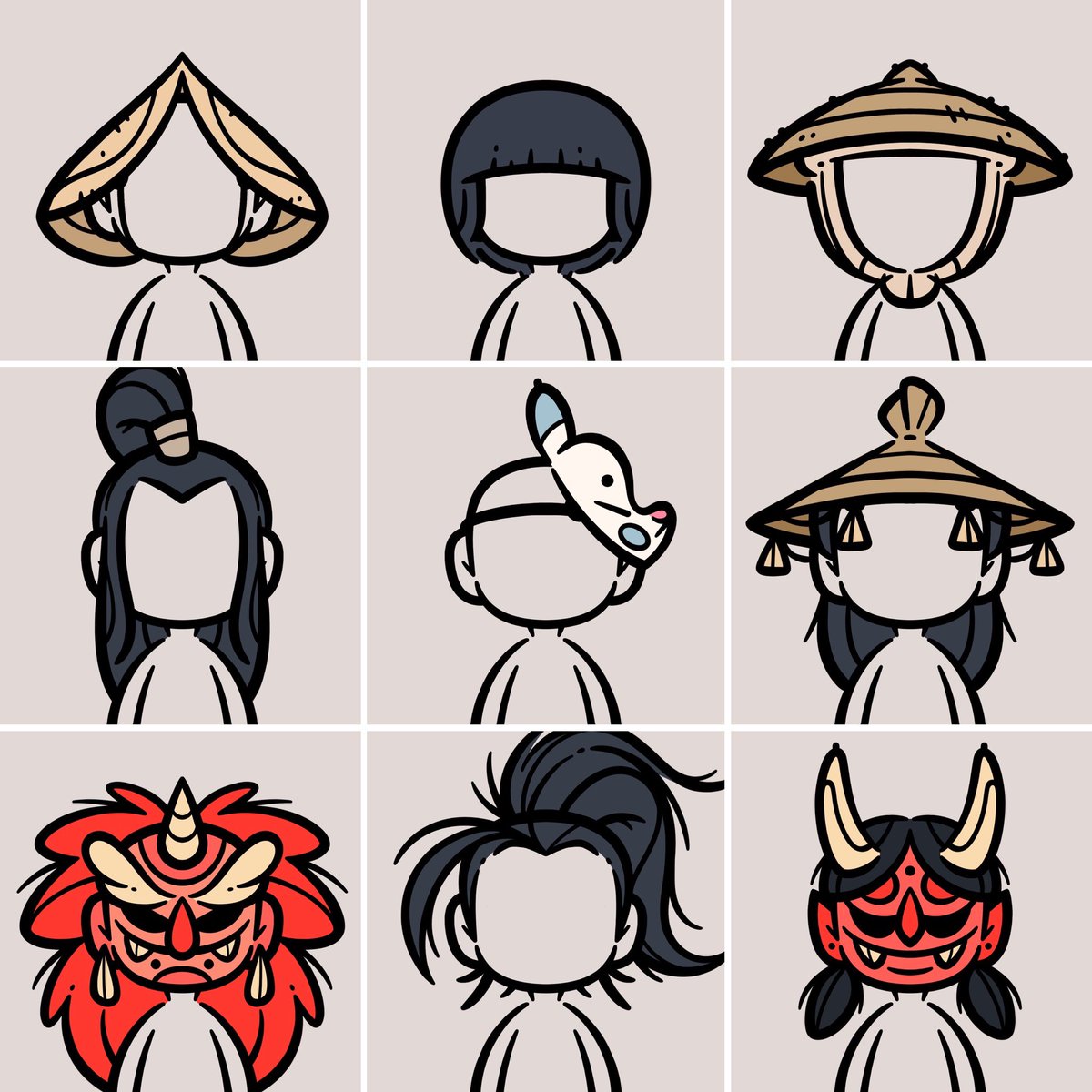 kopokoid's tweet photo. Small assortment of Gen2 hairstyles 👀 https://t.co/5wd7g5AAEt