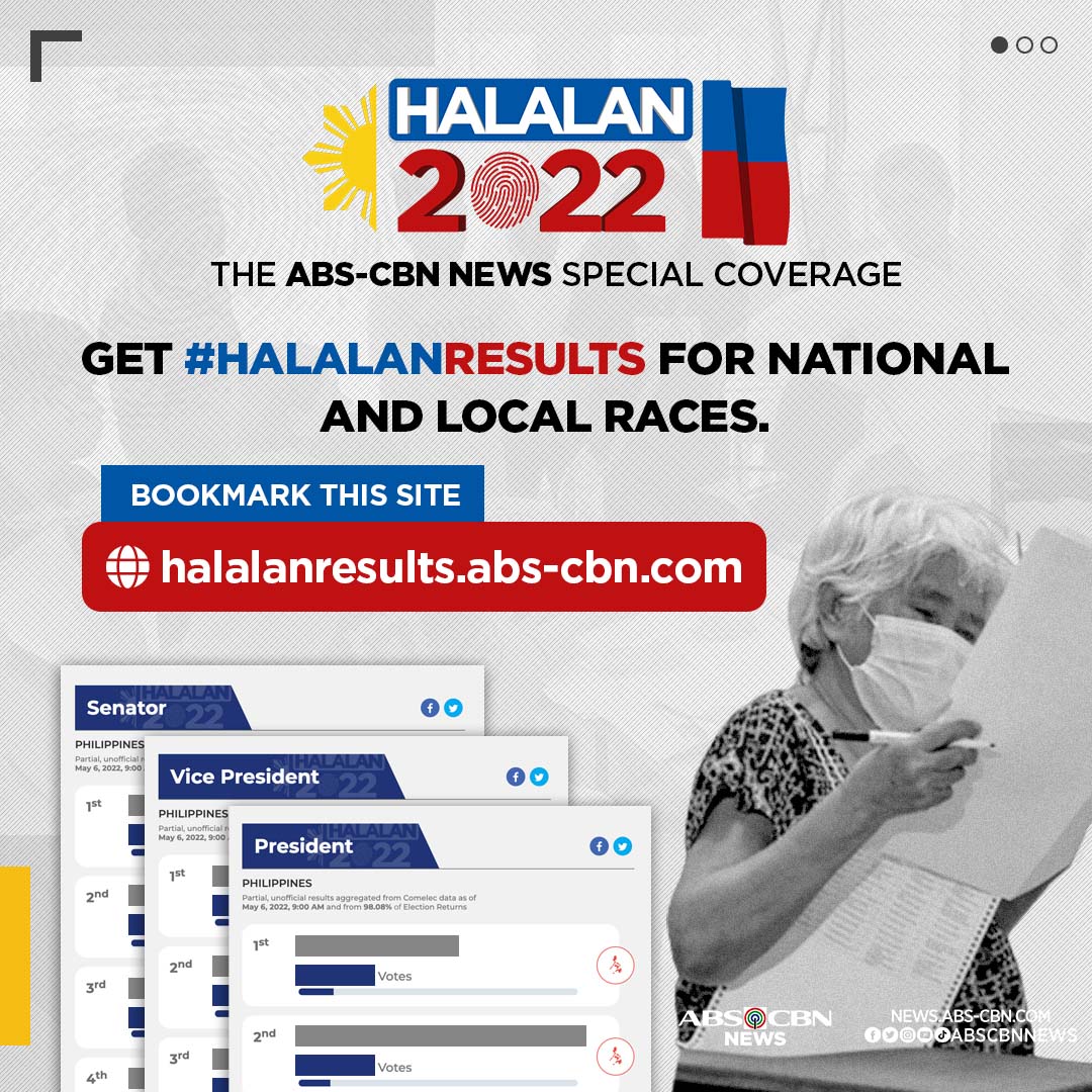 ABSCBNNews's tweet photo. Nakaboto ka ba, Kapamilya? Itinuturing na sagrado ang bawat boto kaya bantayan kung sino ang mga mangunguna sa #HalalanResults.

Bisitahin at i-bookmark ang https://t.co/aj2R65GbkB. https://t.co/WOQsC0gWOX