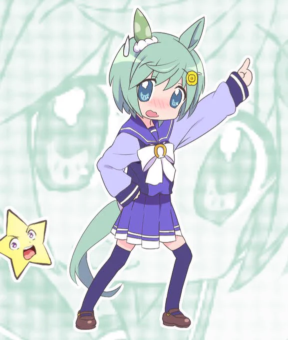 大・逃・げでリセット!(トレス)
#ウマ娘 #ウマ娘プリティーダービー 
#セイウンスカイ 
