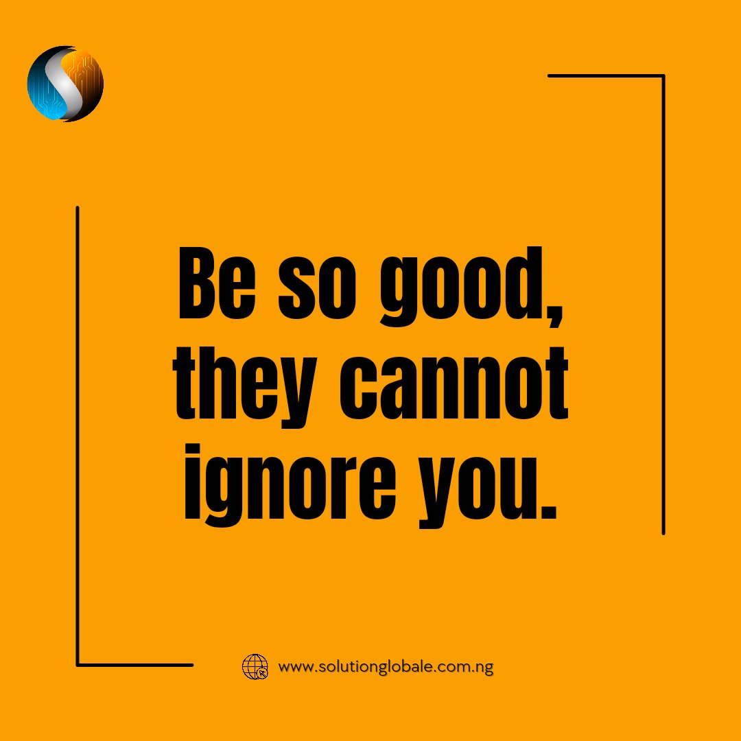 SGlobale's tweet photo. Become so good that people will seek you out even if you are hiding in a cave.

Don't settle for less.

 #websitetraffic #websitedevelopment #appdevelopment #businesscoach #businessman #businessgoals  #entrepreneurmotivation #businessopportunity https://t.co/Usfnd2ylKU