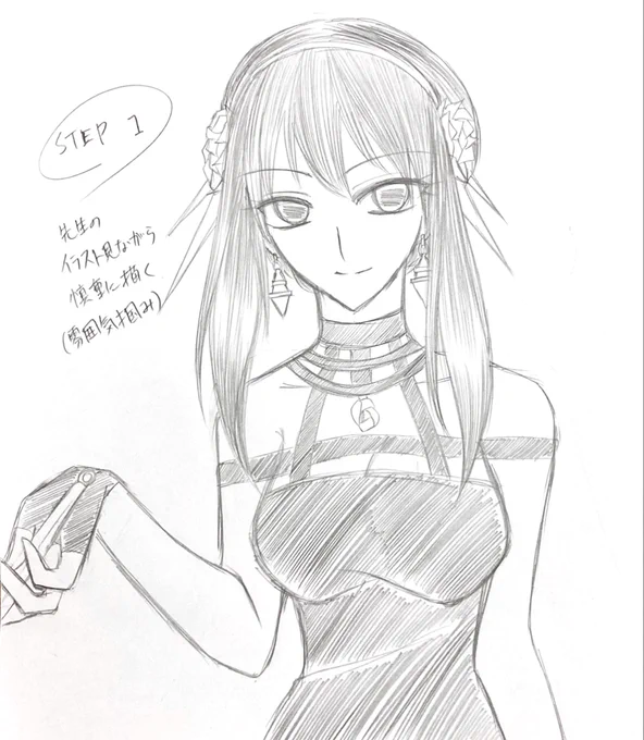🌸SPY×FAMILY楽描き🌸  イラスト内に書いてある文字は、 ただの独り言です(笑)