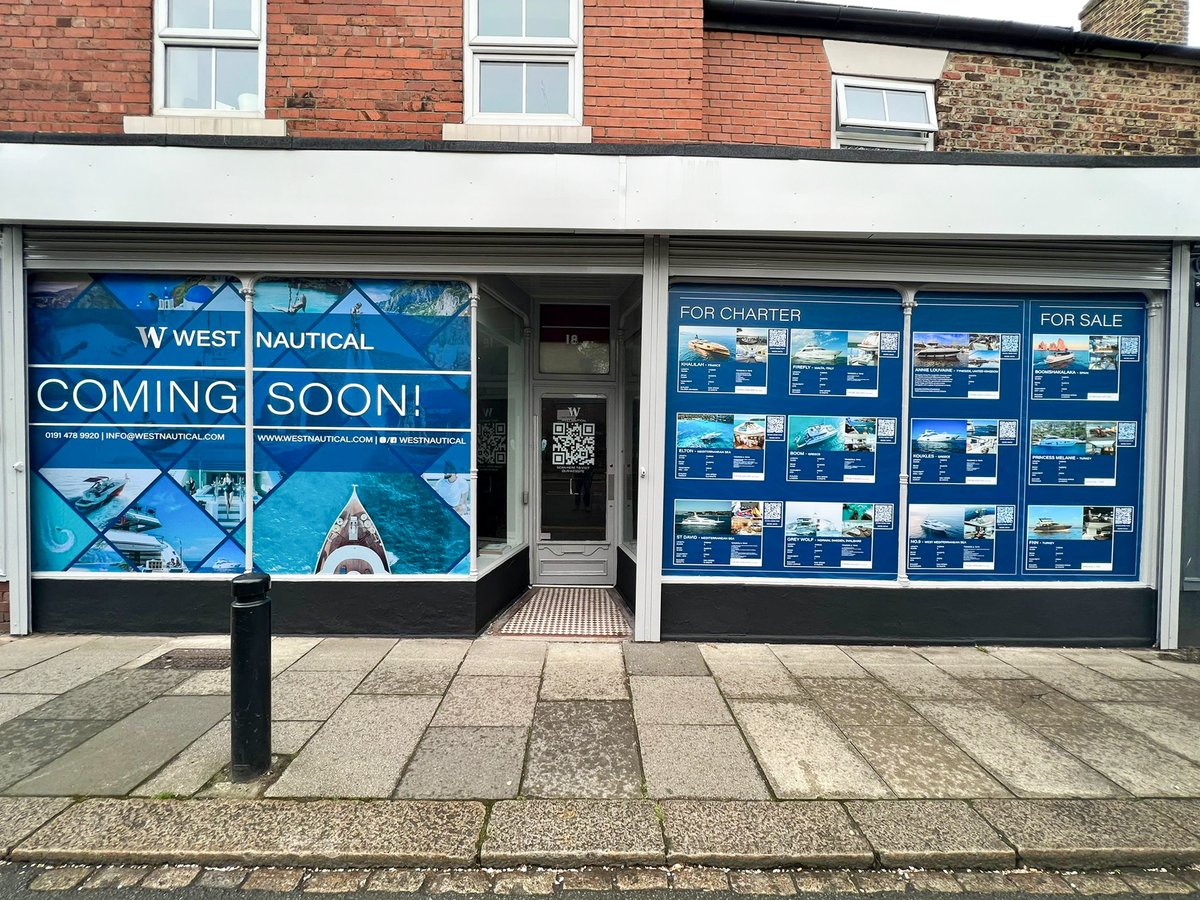 WestNautical's tweet photo. West Nautical are thrilled with the progress of our brand new #OsborneRoad shop in #Jesmond! Just a last few finishing touches to go before we launch in June! 🛥🏗 

#Westnautical #Newcastlebusiness #Northeastbusiness #Superyachts #Luxuryyachts #yachts #Newcastle https://t.co/b6Xr5LP1qK