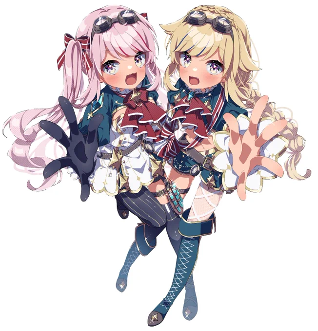 主催した企画と参加した企画のイラストです!#ヒメヒナアート#アイタイボクラ 