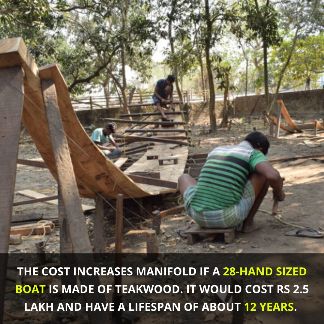 30stades's tweet photo. Until the year 2000, about 40 #boats were made every week at Sripur-Nalagarh. The number is now down to 12. Read how the boat makers of Balagarh struggle to keep afloat the 500-year-old craft - https://t.co/vzudYAZf4q
#Bengal #handmade #craft #boat #boatmaking #boating #fishing https://t.co/JCPXH3r0Kb