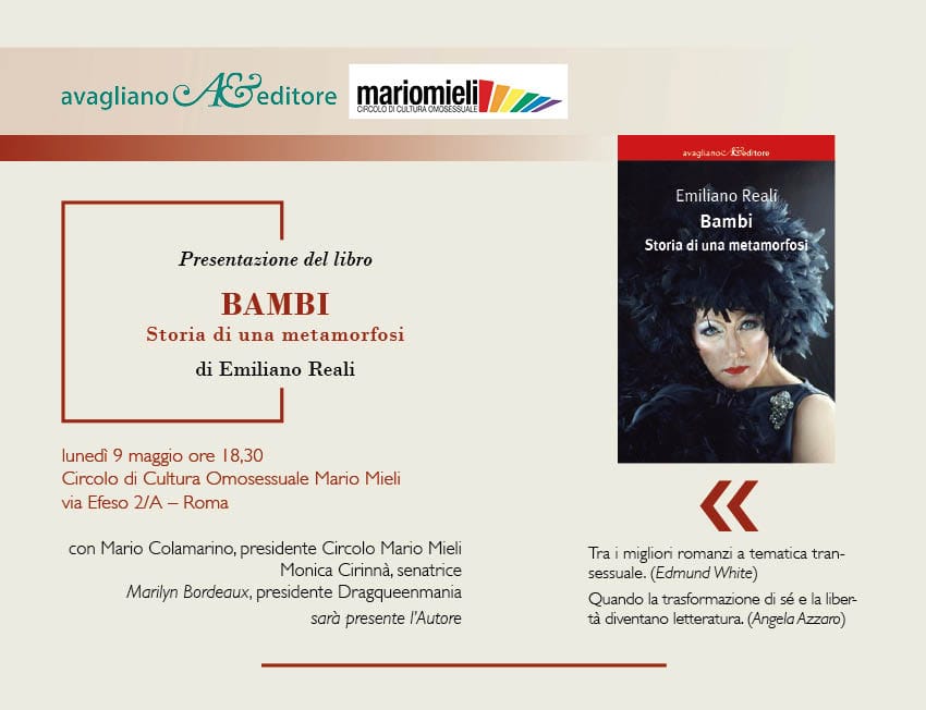 Vi aspetto oggi per il lancio di Bambi con @MonicaCirinna al @mariomieliroma ore 18.30 via Efeso 2A. Mi aiutate con le condivisioni? ❤️ @CasaLettori @redne2013 @artdielle @booklovers_dv @RoPecoraro @BaudinoMario @Matteo__BG @marinellazetti @Nerys__ @NikitaGuardini @LuciaLibri