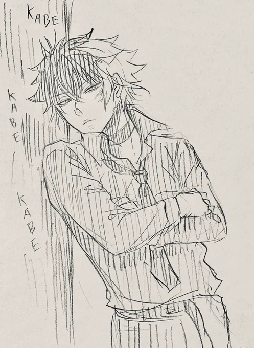 これはげいのうパロのむつひぜで、
LIVEおわりにむつが他のメンバーとオフショ撮ってるさまを見ながら後方彼氏してるひぜです(付き合っているむつひぜ) 