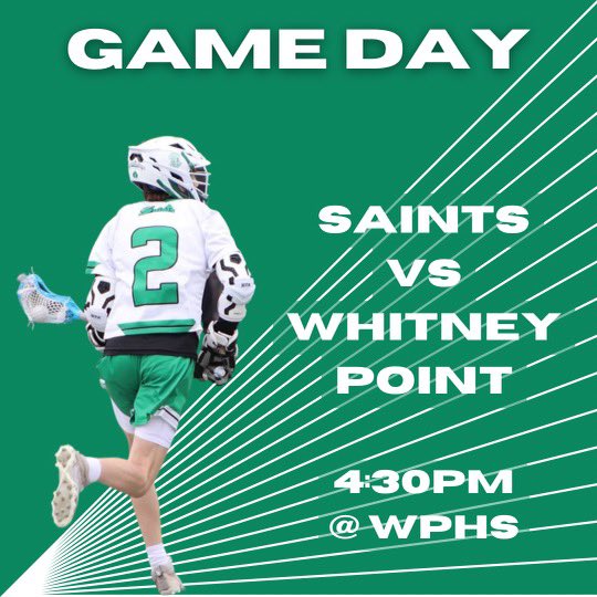 Saints kick off the week at Whitney Point looking to continue the win streak <a href="/STACscores/">STAC scores</a> <a href="/SectionIVLax/">Section IV Boys Lacrosse</a> <a href="/IanMillsTV/">Ian Mills</a> <a href="/NickKetter_TV/">Nick Ketter</a>