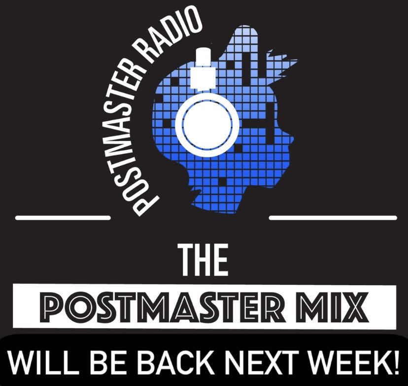 PostmasterRadio's tweet photo. Just a heads up from now that there won’t be a new #PostmasterMix this week! In the meantime, listen to last week’s mix if you haven’t already (available on Apple Podcasts, Google Podcasts, etc.) Also, if you have any requests for next week’s mix, please comment below! https://t.co/mXr55pAMYT