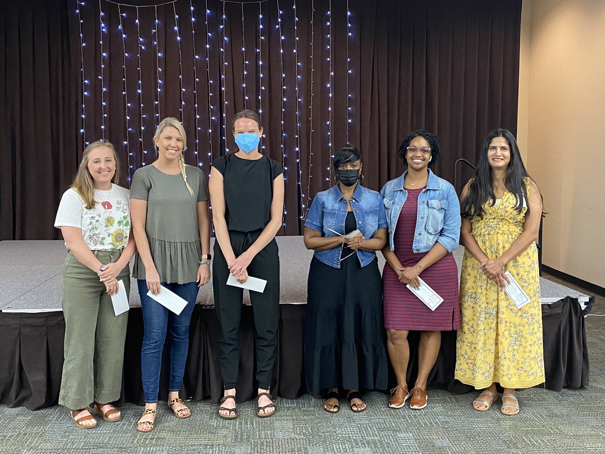 Celebrating our counselors who were selected as teacher of the year at their schools!