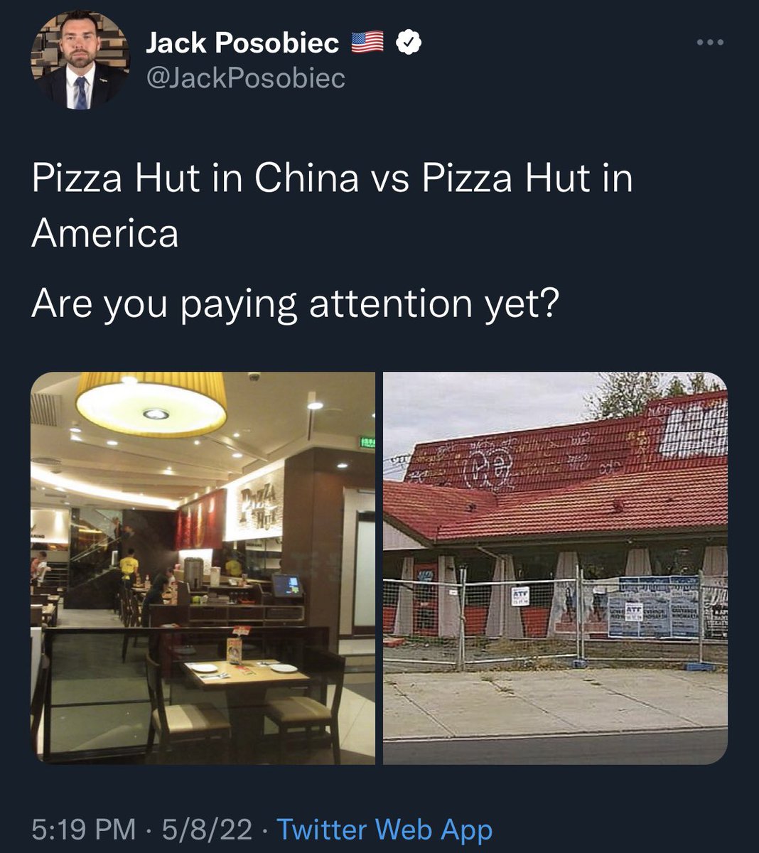 RonFilipkowski's tweet photo. The Pizza Hut on the right is in Australia. https://t.co/BHekpMkmD6
