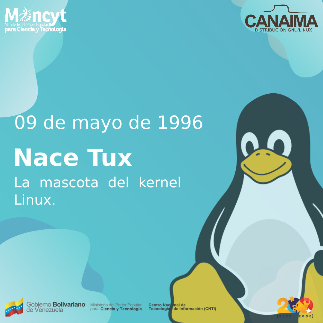 CanaimaGNULinux's tweet photo. #UnDiaComoHoy del año 1996 nació #Tux la mascota del kernel #Linux

Fue creado por Larry Ewing en un computador con kernel Linux y el software libre de manipulación de imágenes #GIMP

Existen muchas variantes de Tux, ¿Tienes alguna favorita? ¡Compártela!

#FelizCumpleañosTux 🐧 https://t.co/9BpywprWqk