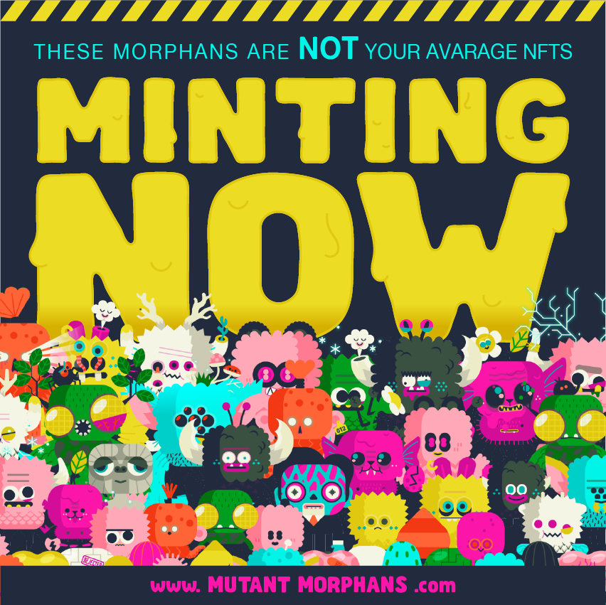 MutantMorphans's tweet photo. MINTING NOW - 0.065 ETH - EVOLVING NFTs

#nfts #NFTMintAlert #NFT宣伝枠 #EthereumNFTs #ETH #NFTCollection #mutantmorphans #Ethereum https://t.co/KV0vsYPecG