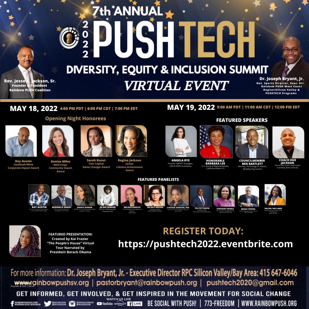 Rainbow PUSH Silicon Valley PUSHTECH tweet media