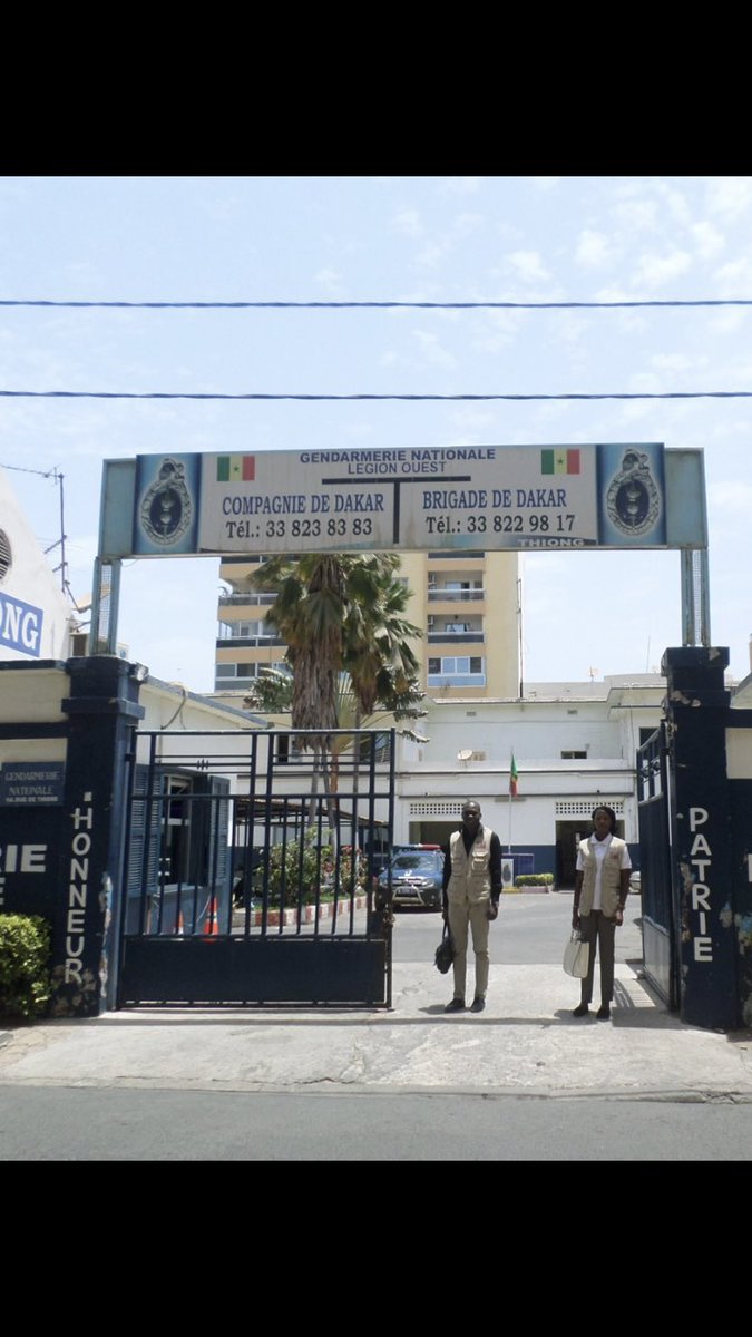 ONLPL_web's tweet photo. Visite d'une équipe d'observateurs délégués au commissariat d’arrondissement de Médina et à la Brigade Territoriale de Gendarmerie de Dakar ville afin de contribuer à réduire les facteurs de risques pouvant engendrer la #torture des personnes gardées à vue. @CoE_CPT @apt_geneva https://t.co/5FnnOxtt94