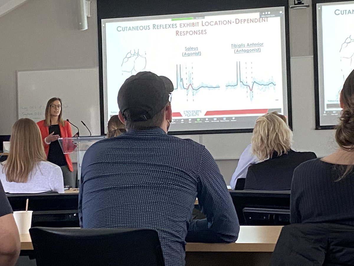 Leah (@lbentleah) on Twitter photo Excellent meeting this year at the Southern Ontario motor behaviour symposium (SOMBS). <a href="/CelliniErika/">Erika Howe</a> presented hot off the press research on how heat affects cutaneous reflexes. Sizzling. <a href="/T2SHR/">Tushar Sharma</a> <a href="/MApollinaro/">M Apollo</a> <a href="/EmmaPlater/">Emma Plater</a> <a href="/LauraMarrelli/">Laura Marrelli</a> <a href="/cbs_research/">CBS Research and Graduate Studies</a> <a href="/UofG_HHNS/">HHNS at UofG</a> Excellent meeting this year at the Southern Ontario motor behaviour symposium (SOMBS). <a href="/CelliniErika/">Erika Howe</a> presented hot off the press research on how heat affects cutaneous reflexes. Sizzling. <a href="/T2SHR/">Tushar Sharma</a> <a href="/MApollinaro/">M Apollo</a> <a href="/EmmaPlater/">Emma Plater</a> <a href="/LauraMarrelli/">Laura Marrelli</a> <a href="/cbs_research/">CBS Research and Graduate Studies</a> <a href="/UofG_HHNS/">HHNS at UofG</a>