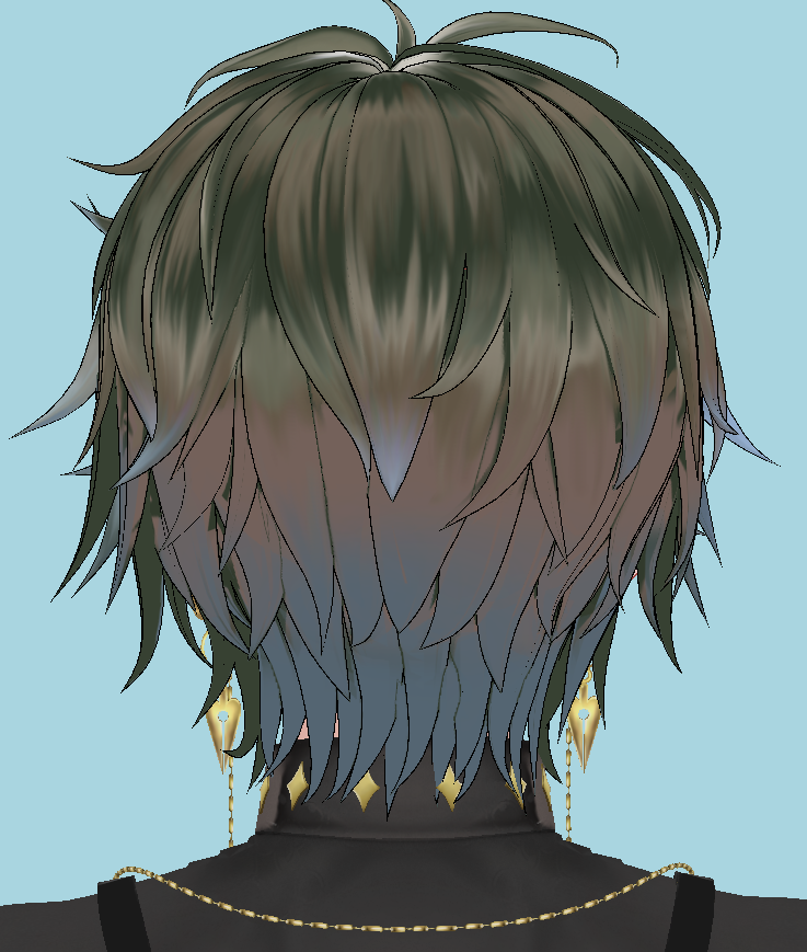 JamnekoModeling's tweet photo. 髪のテクスチャ7割くらいは終わったはず…！もう一息！ https://t.co/Oj1n0Ufgtz