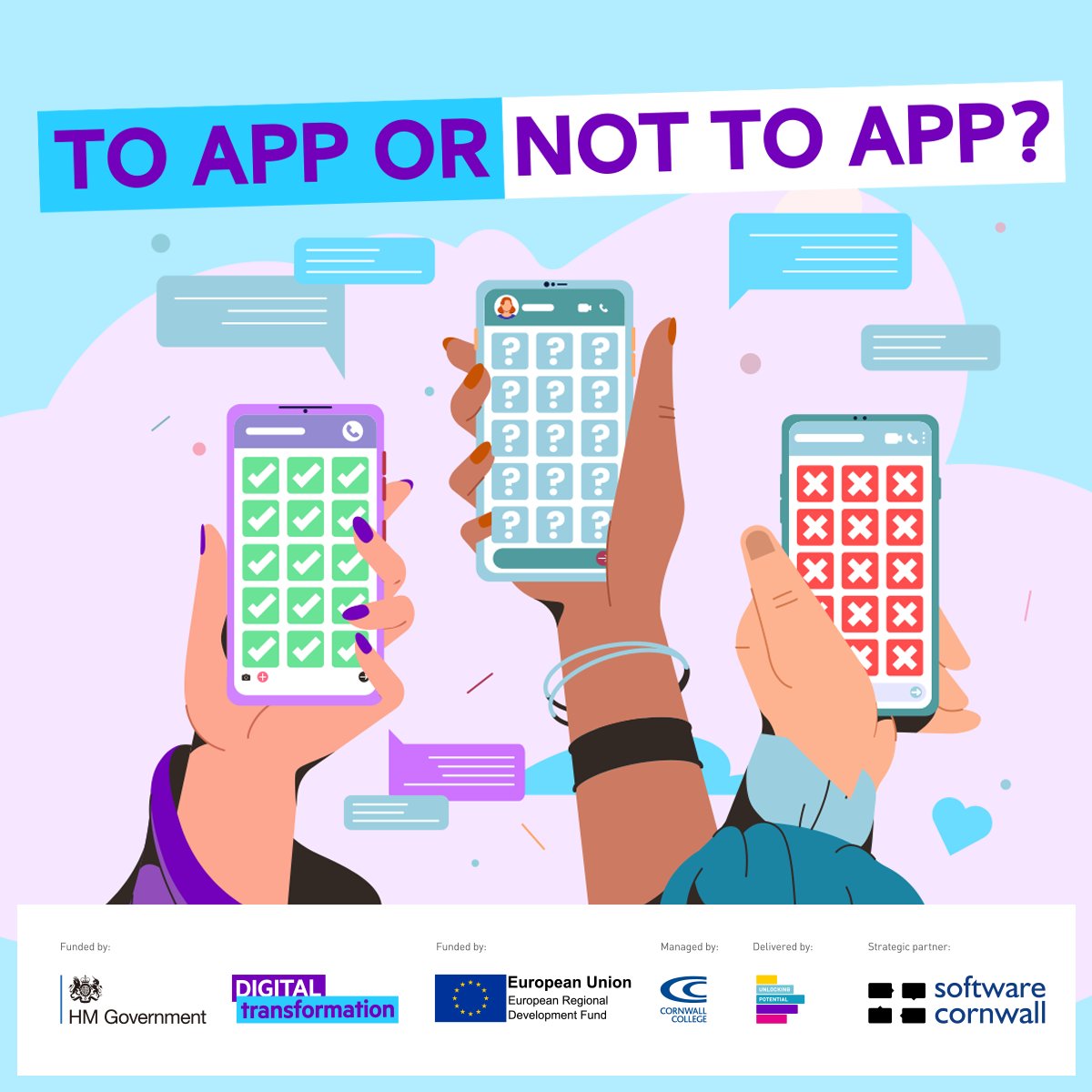 On May 24th <a href="/Fibre_Hub/">FibreHub</a> hear from some of Cornwall's top tech and app agencies who will delve into what an app can do for your business, and what other tools are available if an app isn’t necessarily the right fit. Find out more: bit.ly/3FhVDtf
