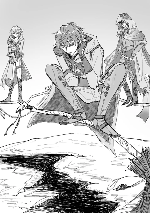 デゾーロ良かった
(まほやく北3
(オエちゃの顔描き直した…すみませ🥺💦 