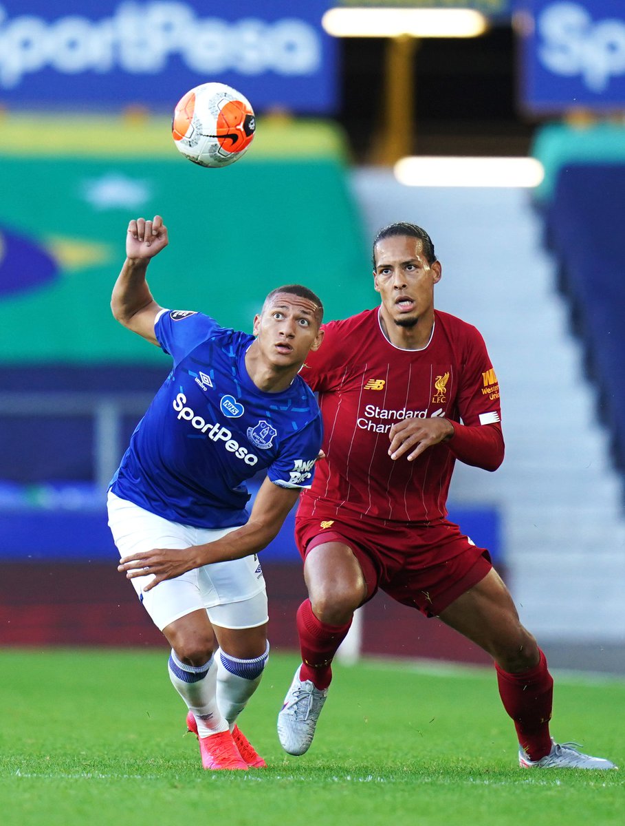 sportbible's tweet photo. Richarlison: “Everybody in England hates Liverpool. Everyone is obsessed with Van Dijk, but he's not the best defender in the world. Thiago Silva, Marquinhos, and Sergio Ramos are all better than him.” https://t.co/zT109rFYtx